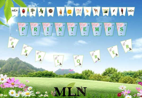Guirlandes "Ambiance de printemps"