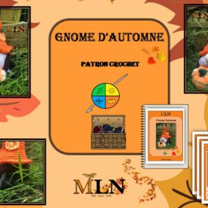 Patron crochet gnome d'automne MLN