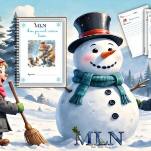 Mon journal nature d'hiver cursif