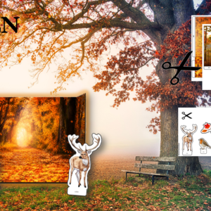 La forêt d’automne – Décor 3D à fabriquer