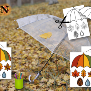 Activité parapluie d'automne